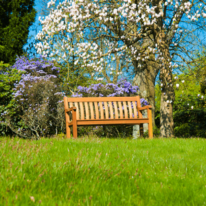 4ft wooden bench